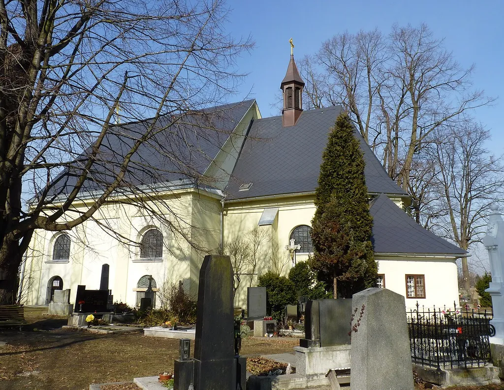 Church of Saint Bartholomew in Nová ves, Ostrava. Ostrava-city District, Moravian-Silesian Region, Czech Republic