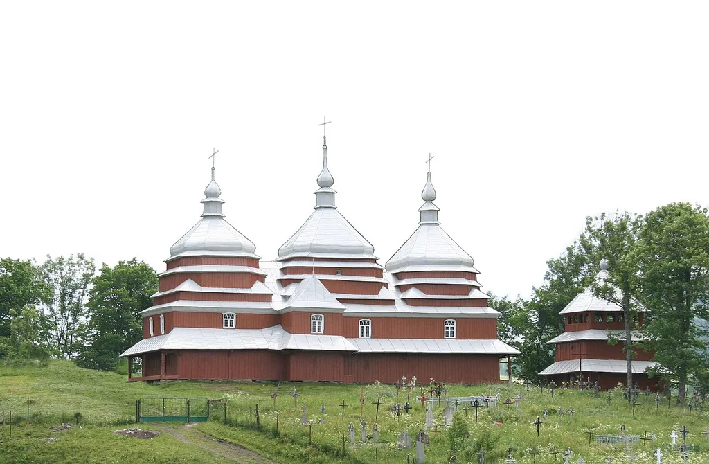 Львівщина, Сколівський р-он, с. Волосянка,Церква Пресвятої Євхаристії 1804 p.