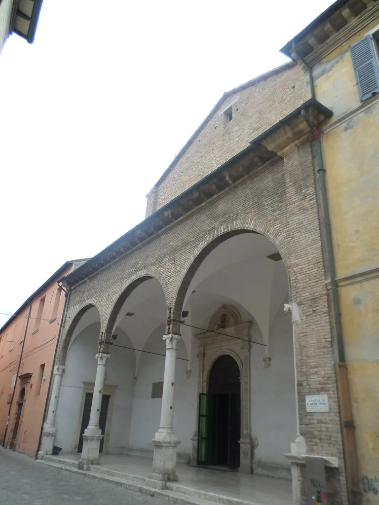 santa maria nuova, fano, facciata