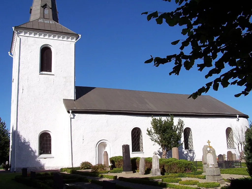 Tirups kyrka - Exterior from south.