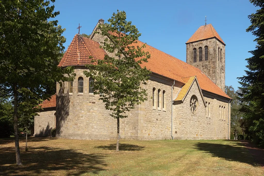 Gersten, the Sacred Heart church.