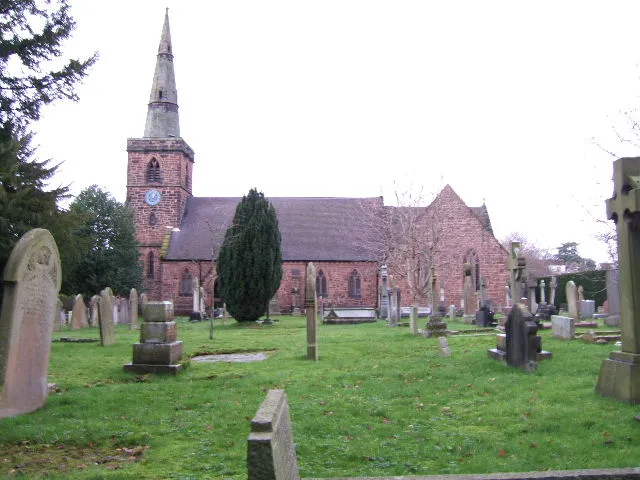 The Holy Ascension Church, Upton-by-Chester The corner stone was laid at 2 O'Clock, 10th. March in the year 1853, by the Marquis of Westminster. It was consecrated by the Lord Bishop of Chester on Wed., 31st. May 1854