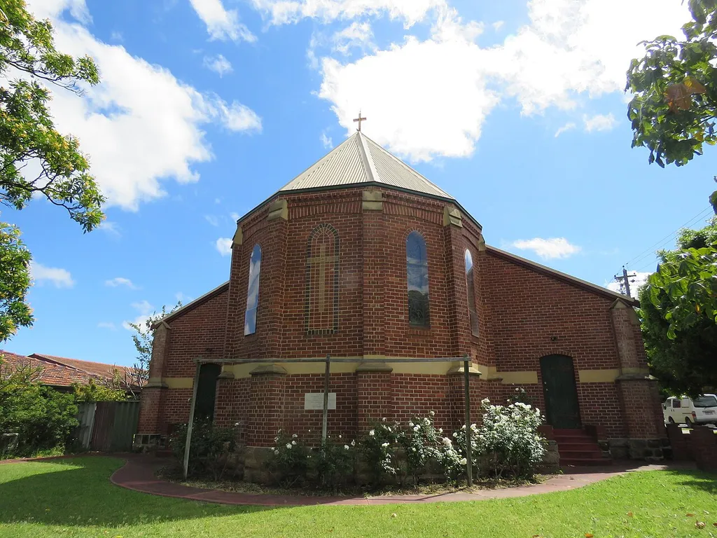 The heritage listed St Hilda's Anglican Church, North Perth, Western Australia.