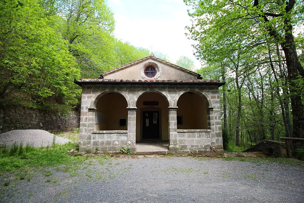 Church Santa Maria dell'Ermeta, Abbadia San Salvatore, Province of Siena, Tuscany, Italy