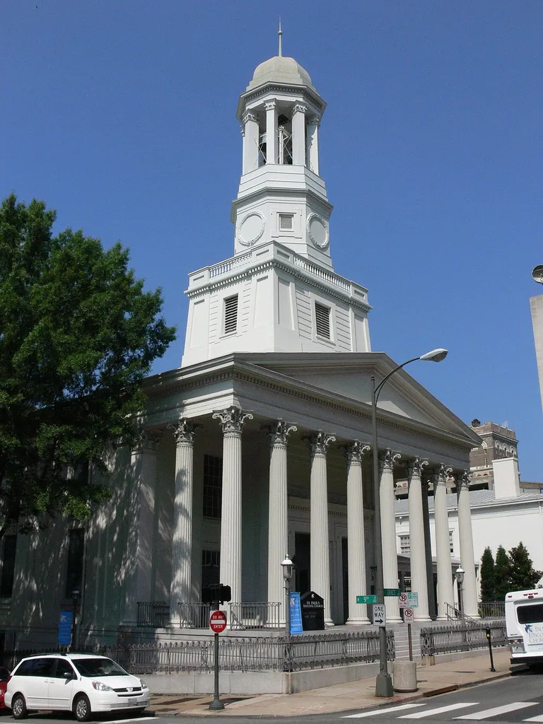 St. Paul's Episcopal Church, adjacent to Capitol Square in Richmond, Virginia; on the National Register of Historic Places