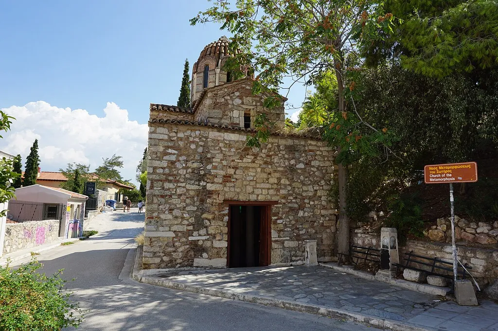 The Byzantine Church of Transfiguration of the Saviour (Acropolis), 11th cent. Athens, Greece.