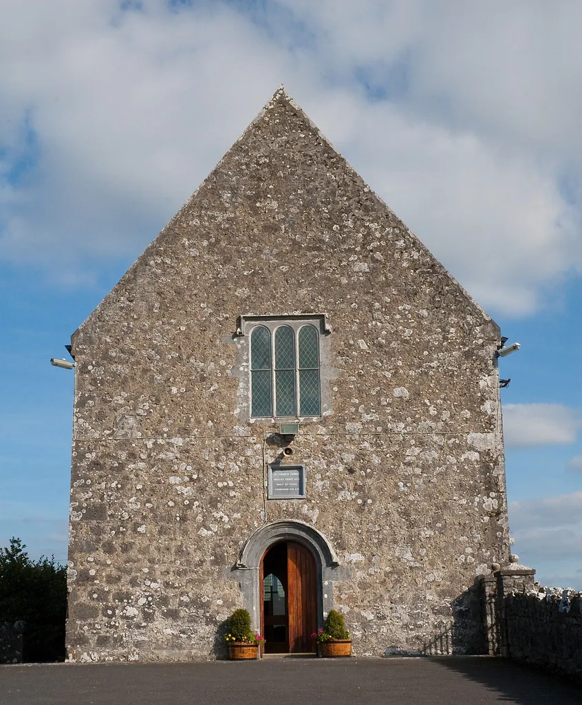Meelick Friary, County Galway, Ireland West entrance to the nave.
