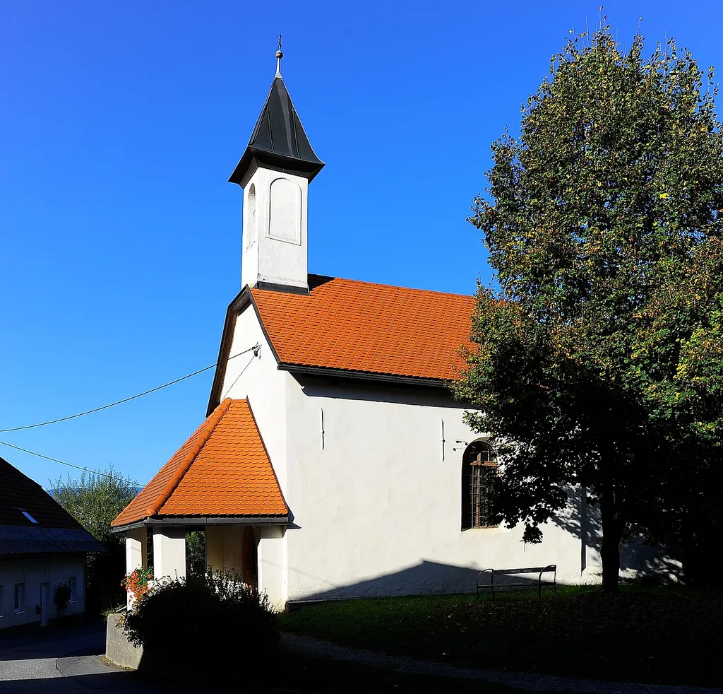 Subsidiary church Saint Radegund at Techanting, market town Finkenstein on the Lake Faak, district Villach Land, Carinthia, Austria, EU