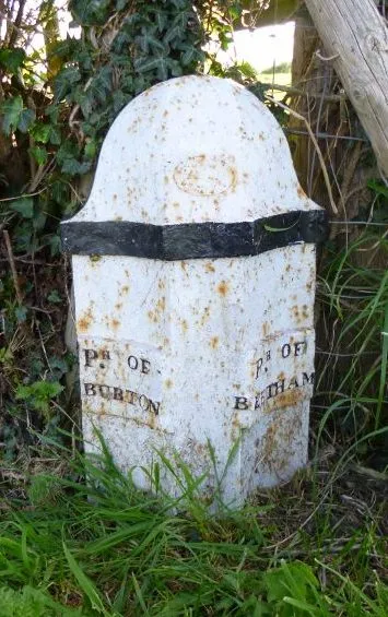 Old Boundary Marker by the B6384, Holme, Beetham