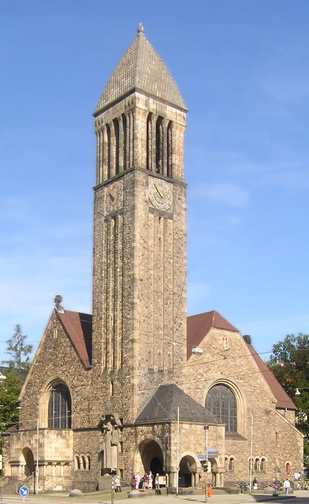 Lutherkirche ("Luther Church"), in Karlsruhe eastern quarter.