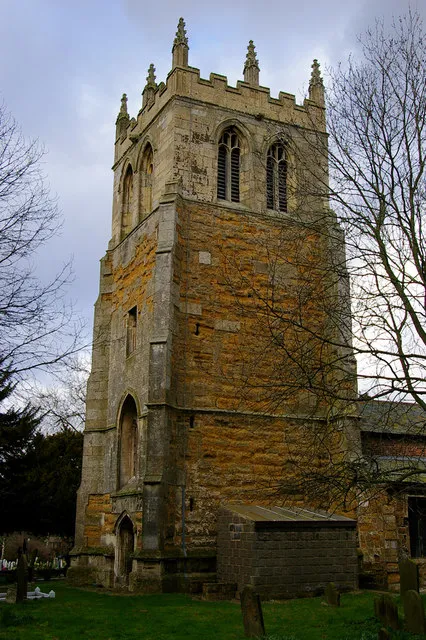 Great Coates Church Tower. Tower of the church of St. Nicholas, Great Coates.