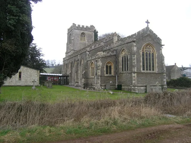 Parish church of St John the Baptist, Chilcompton, Somerset, seen from the east