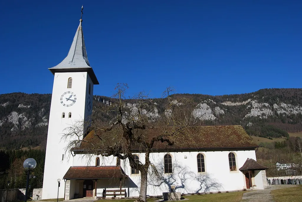 Church of Grandval, canton of Bern, Switzerland