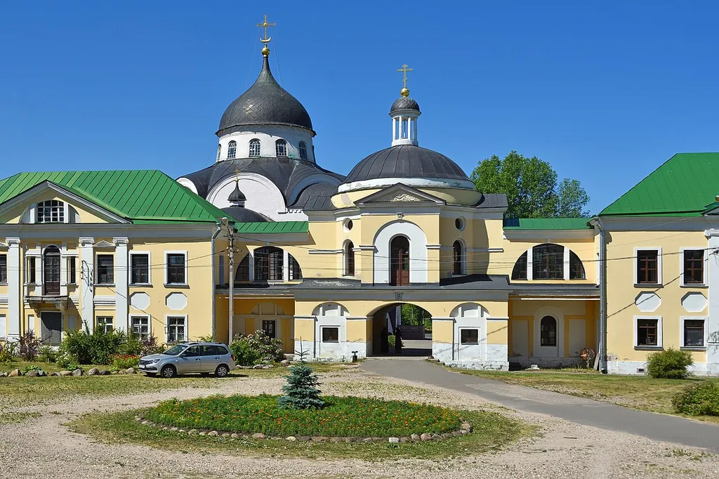 Gate Church of the Nativity Convent in Tver, Russia