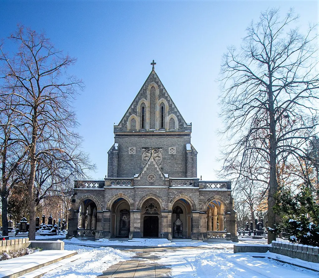 Vinohradský hřbitov, kaple sv. Václava