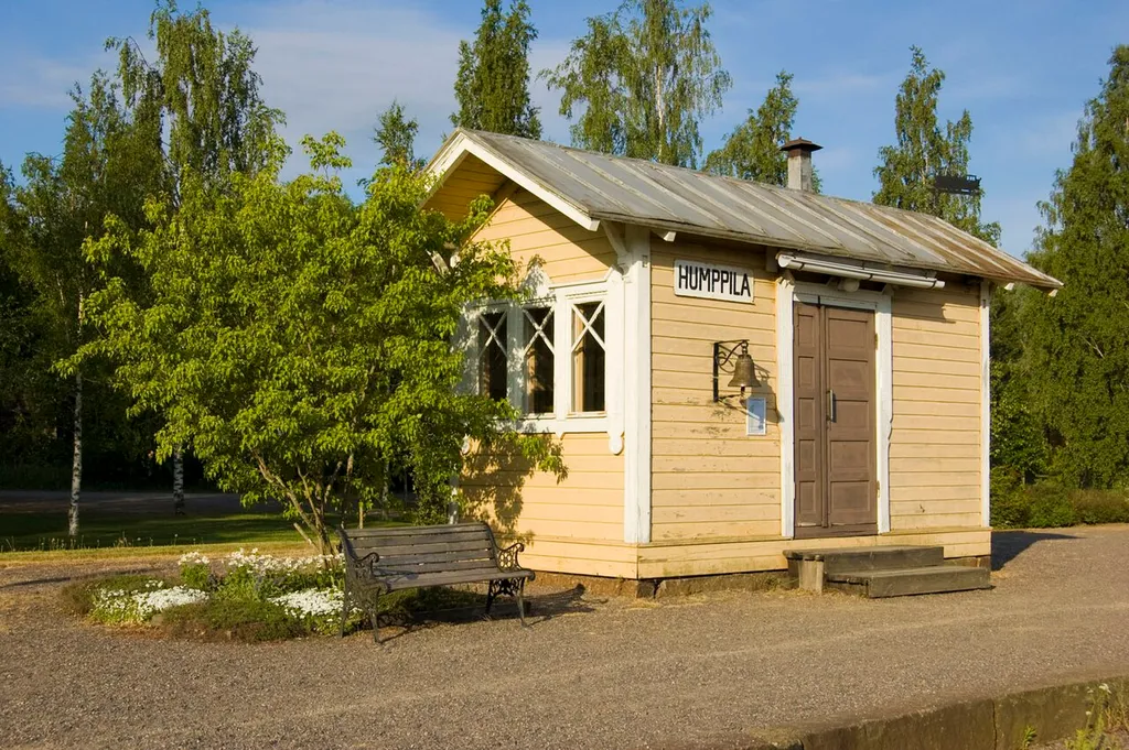 Humppila-Museorautatie, the station building of Jokioinen Museum Railway Humppila station.