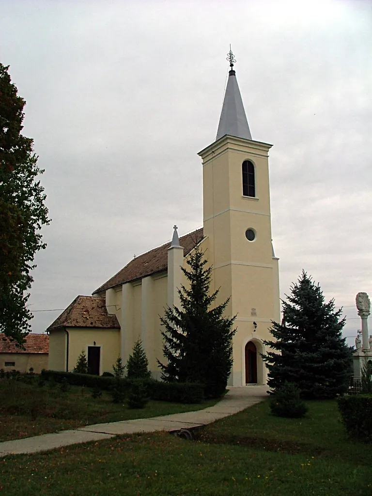 The Birth of John the Baptist church, in Pusztacsalád