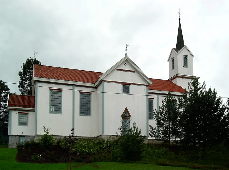 Holmen church, Sigdal, Norway. Built 1853.