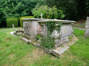 Two Chest Tombs To East Side Of Parish Church Of St James