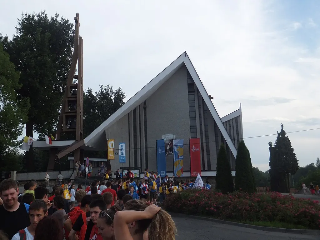 Parish church of the Holy Heart, Cracow-Łagiewniki, during WYD 2016