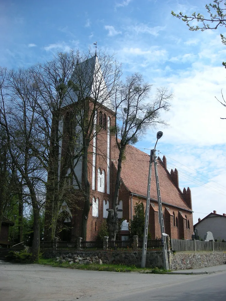 The church in Mszano, Poland.
