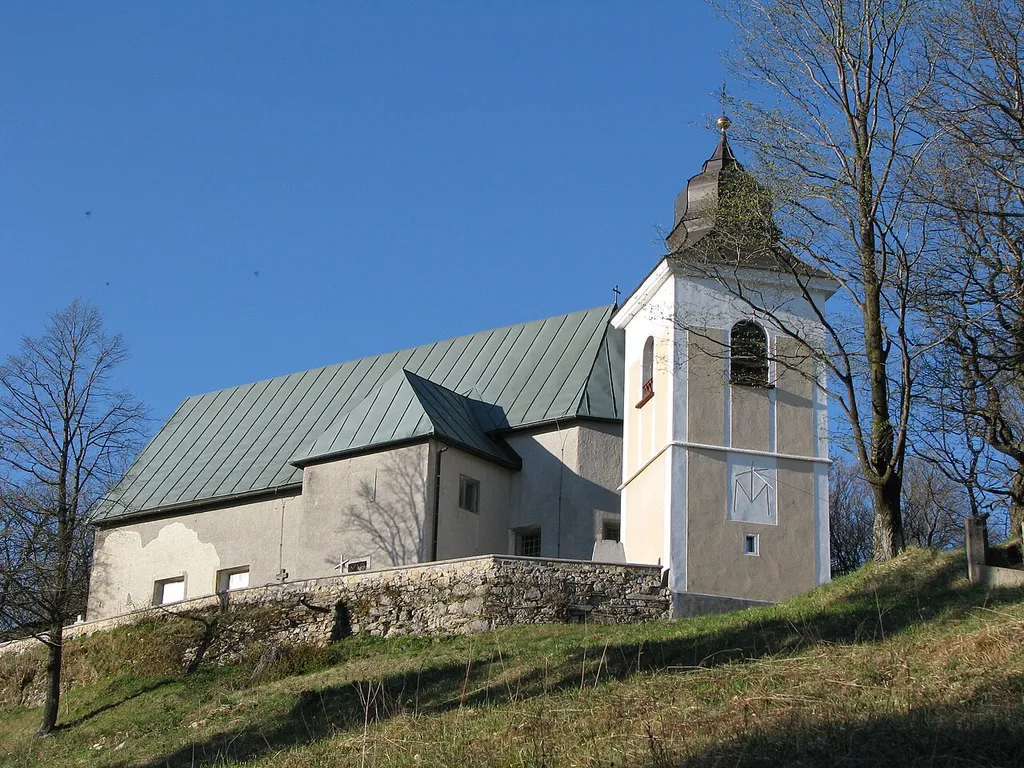 Holy Name of Mary church on Sveta Planina above Trbovlje.