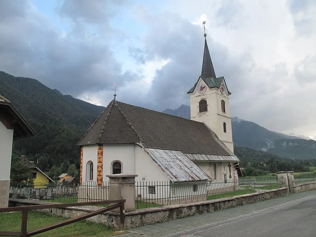 Podkoren, church