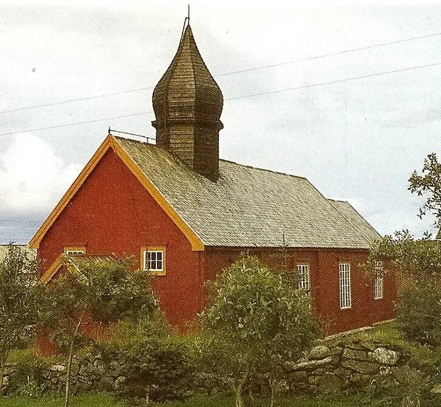 Værøy old church in Værøy