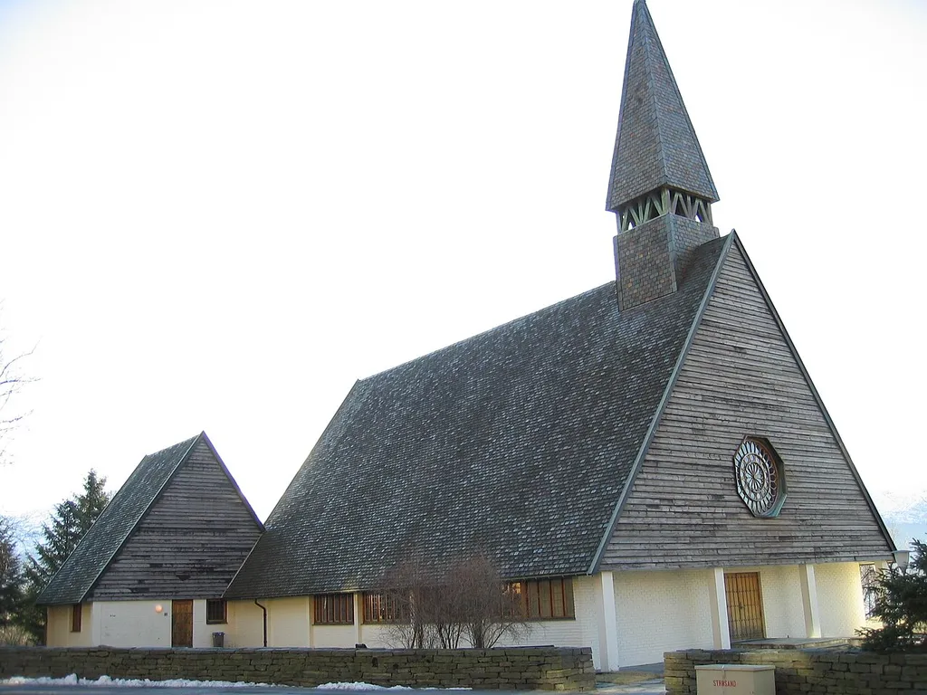 Ålvik kyrkje, Hordaland, Norway.