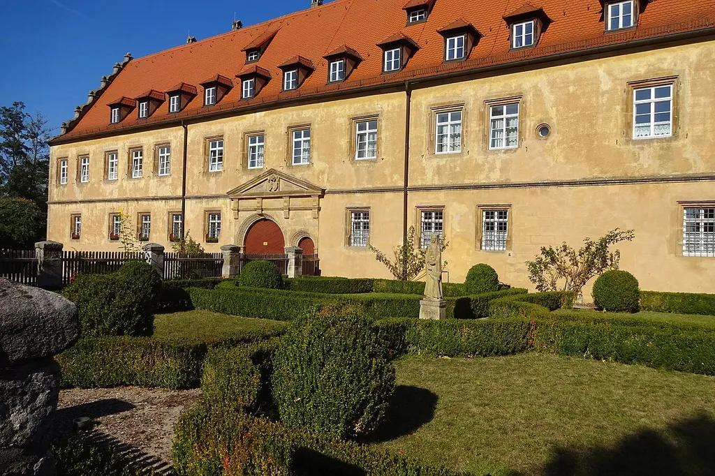 Das ehemalige Klostergebäude in Schlüsselau, Ortsteil von Frensdorf