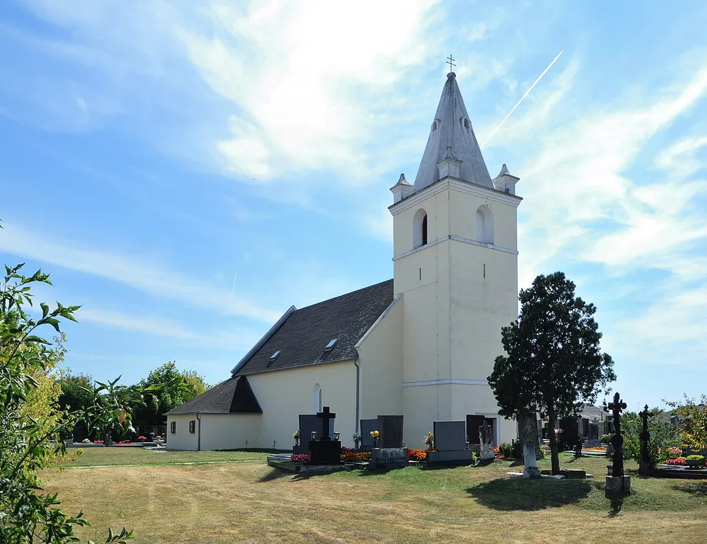 Church in Neudorf near Parndorf, Burgenland, Austria