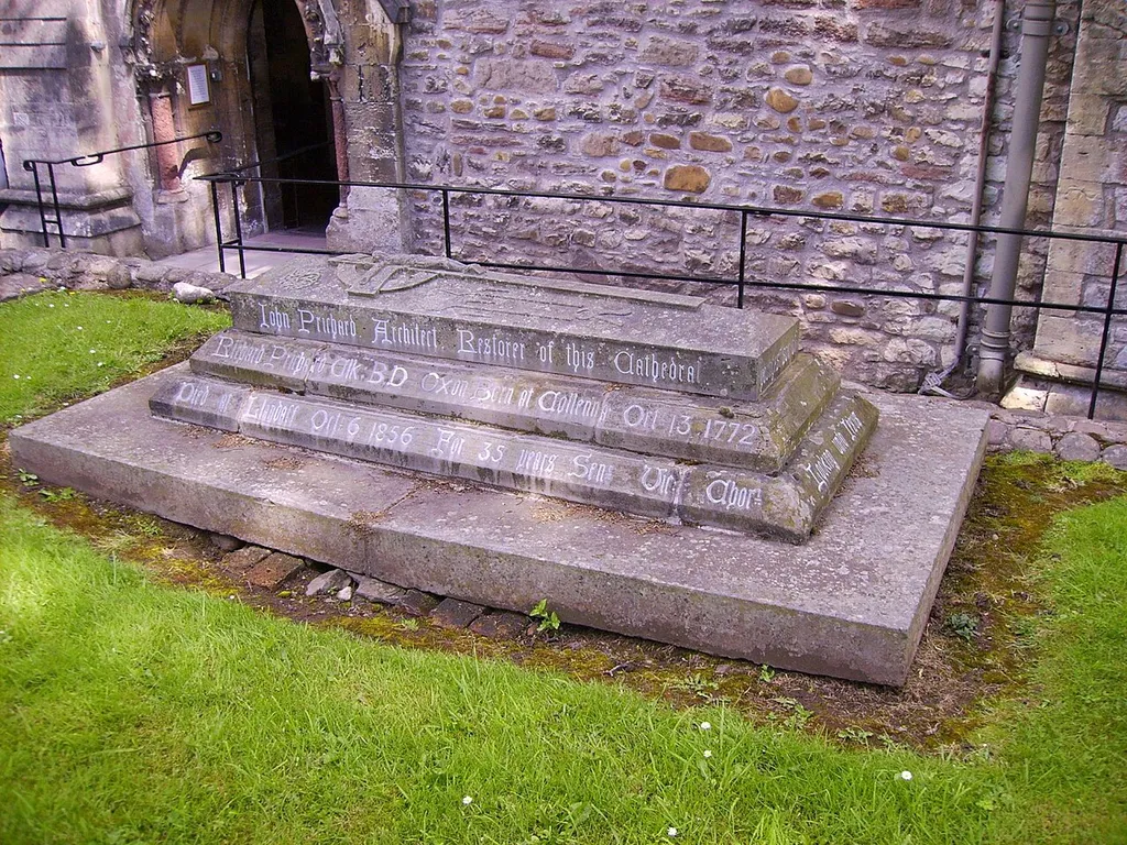 Memorial to Richard Prichard in the Cathedral