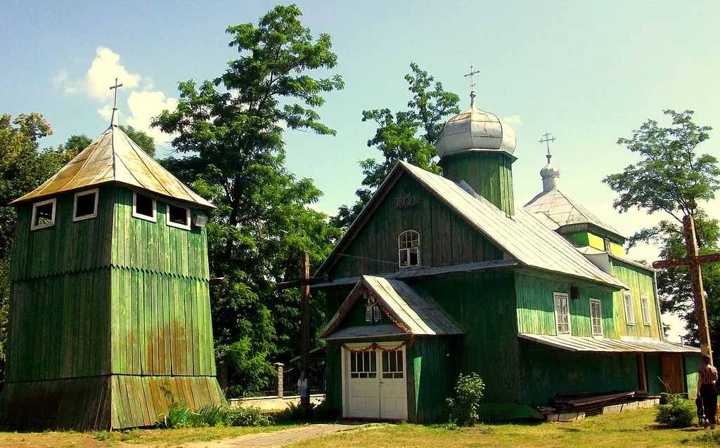 Церква Здвиження Чесного і Животворчого Хреста Господнього (дер.)1729р. с.Годині Мостиського р-ну