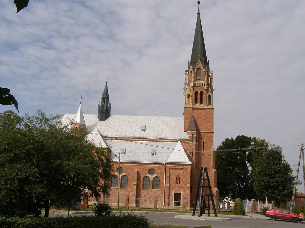 Kościół parafialny p.ww. Najświętszego Serca Jezusa z roku 1905 w Bóbrce koło Krosna