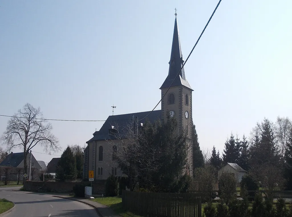 Pfaffroda church (Schönberg, Zwickau district, Saxony)
