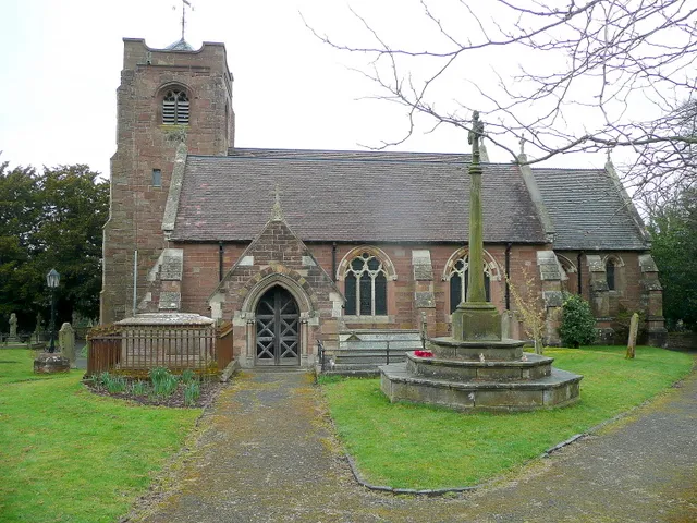 St Peter's parish church, Pedmore, Stourbridge, West Midlands, seen from the south