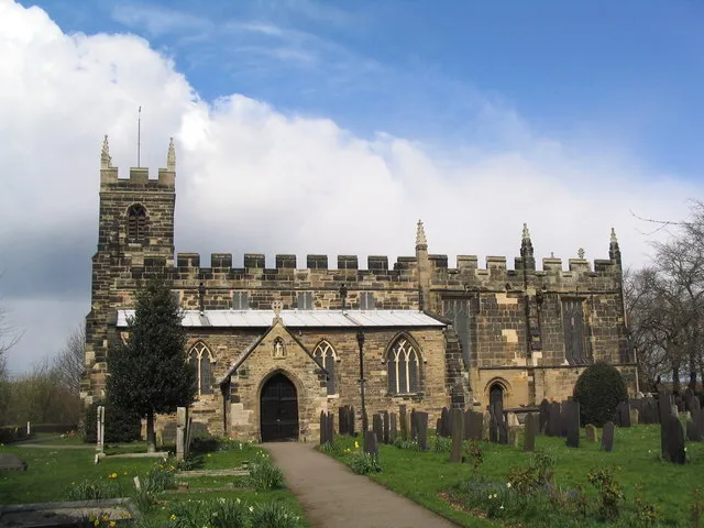 Church of St Wilfred, Wilford. Named after the important 7th century churchman, Wilfred bishop of York (whose see included Nottingham). The village's name may derive from "Wilfred's Ford"