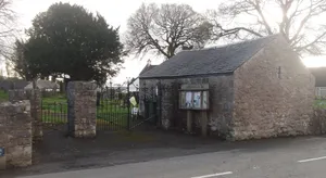 Bier House and Gates at Church of St Garmon