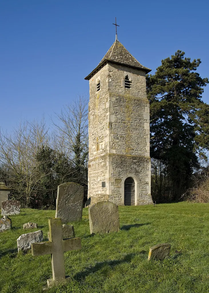 St Oswald's Church, Lassington, is a redundant Anglican church in the village of Lassington and the civil parish of Highnam, Gloucestershire, England. Only its tower now survives. The tower has been designated by English Heritage as a Grade II* listed building, and is under the care of the Churches Conservation Trust.