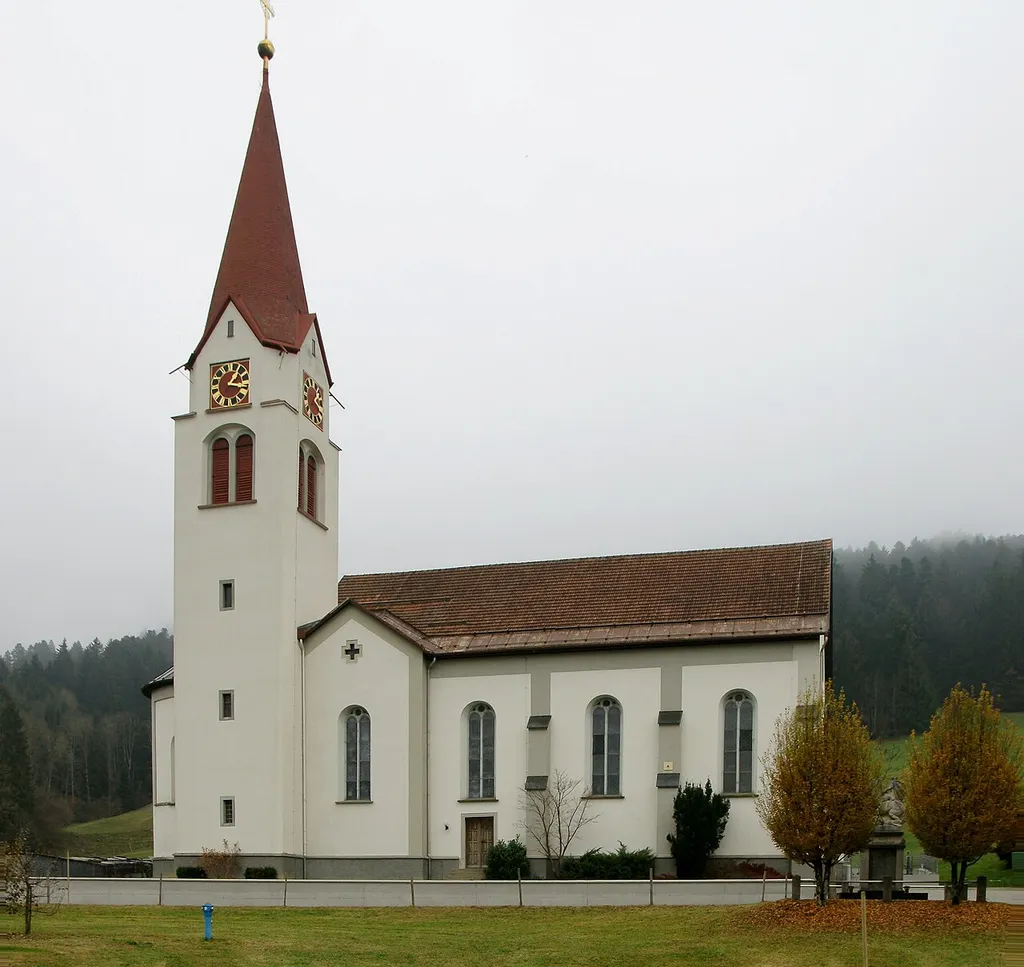 Pfarrkirche “hl Franz Xaver” von Thal bei Sulzberg in Vorarlberg.