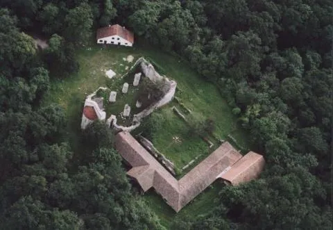 Vértesszentkereszt, Hungary, aerialphotgraphy
