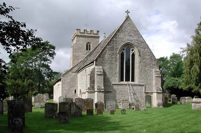 Holy Rood parish church, Shilton, Oxfordshire, seen from the southeast