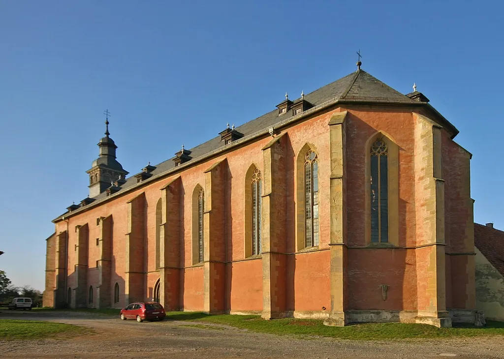 Nordansicht der Klosterkirche Mariaburghausen
