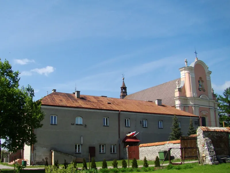 The bernardine monastery and church in Opatów.