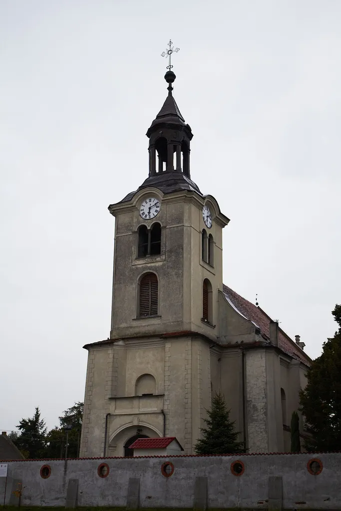 Mieszków, kościół par. p.w. św. Wawrzyńca, 1767, XIX
