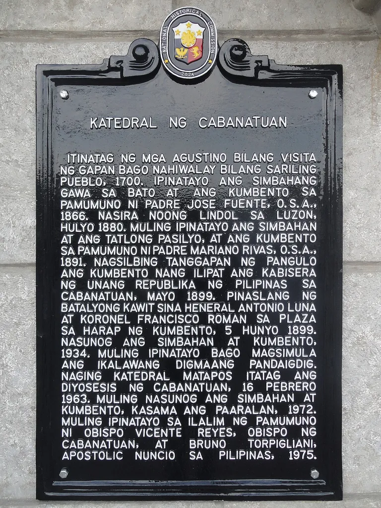 Cathedral of Cabanatuan historical marker