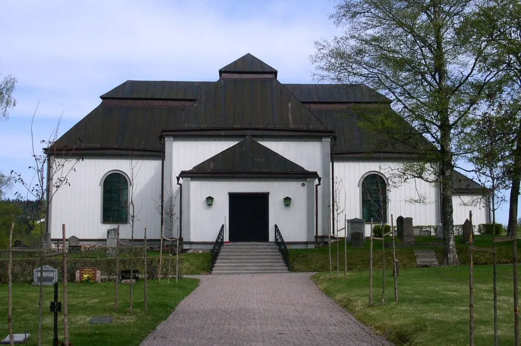 Säfsnäs Kyrka (Church), Dalarna, Sweden This is a photo of an ecclesiastical monument in Sweden, number 21300000004321 (sub-number: 21400000442376) in the RAÄ buildings database.