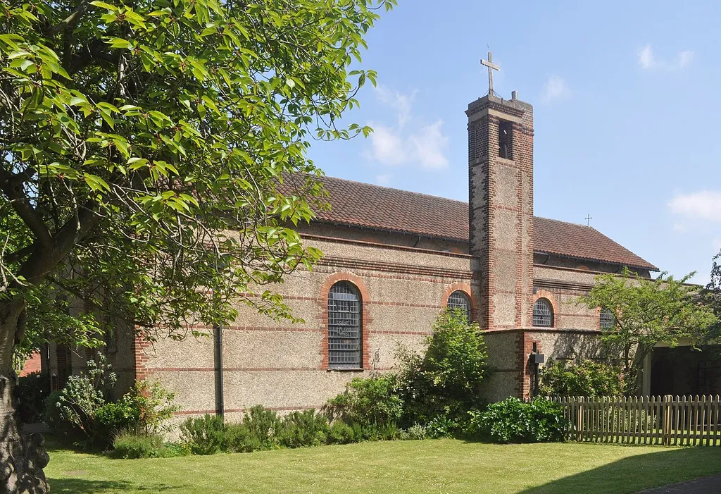 St Margaret's Church, Lime Avenue, Leigh-on-Sea, Essex, England. This is a photo of listed building number 1268406.