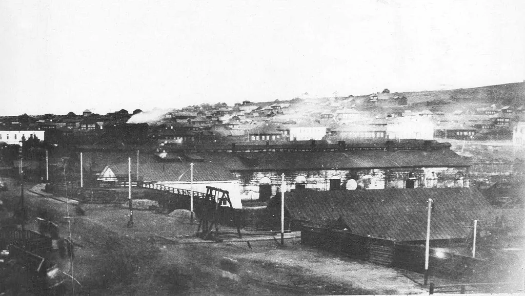 Плотина Богословского завода 1910 год