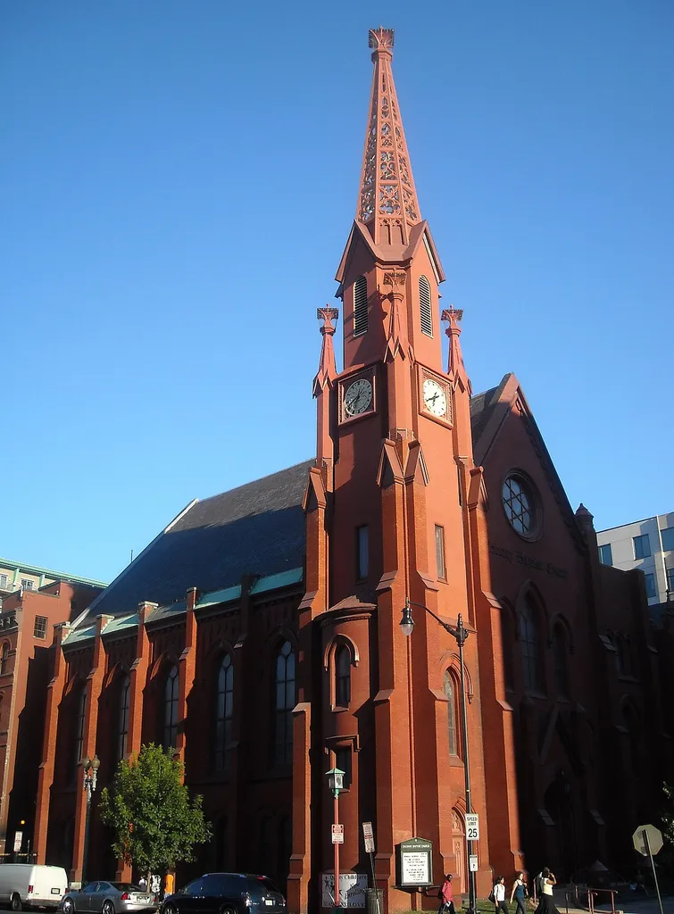 Calvary Baptist Church at 755 8th Street, NW in the Chinatown neighborhood of Washington, D.C.
